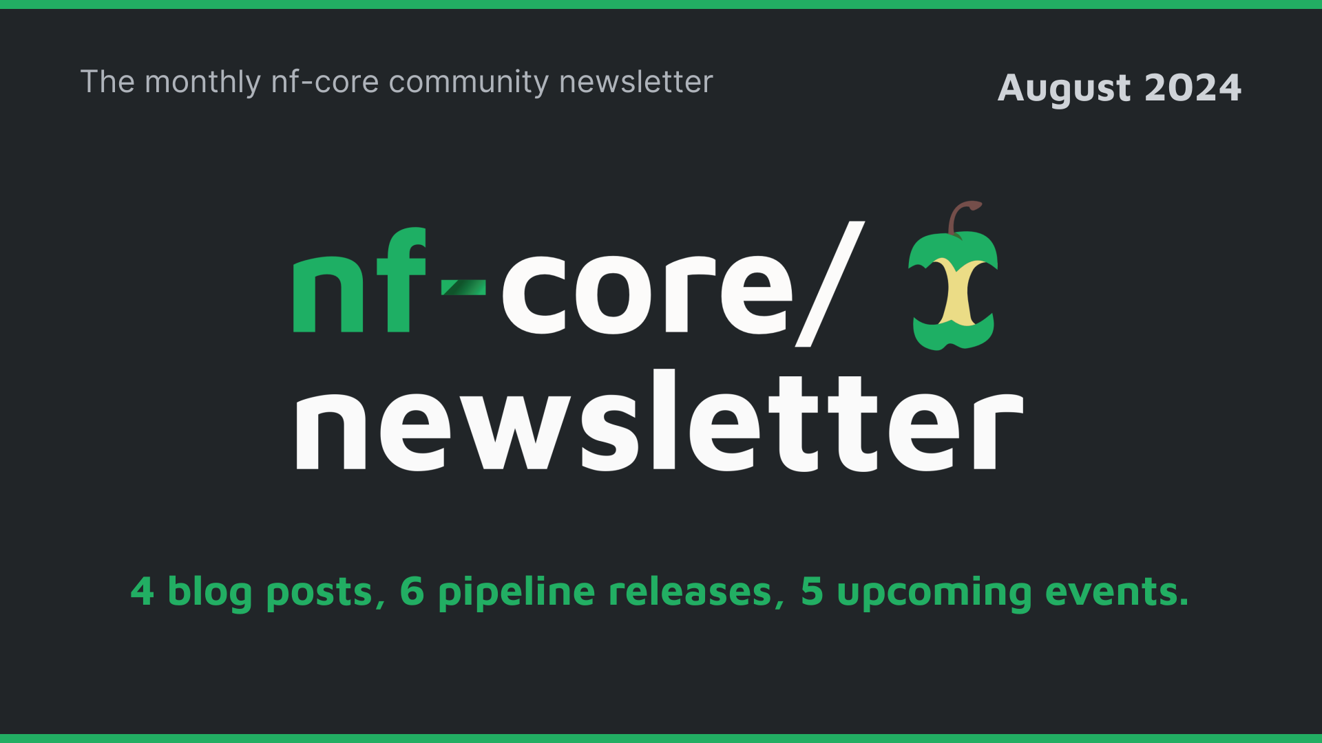 nf-core newsletter — August 2024